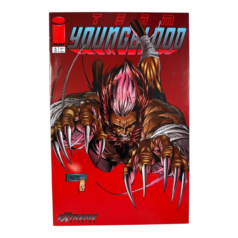 Image Comics‎ Youngblood #5 Comic Book Rob Liefeld Jim Shooter 1994